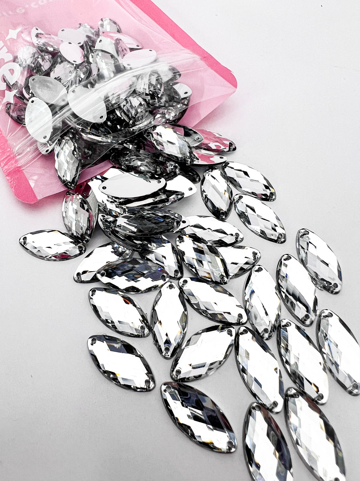 Clear Acrylic Navette