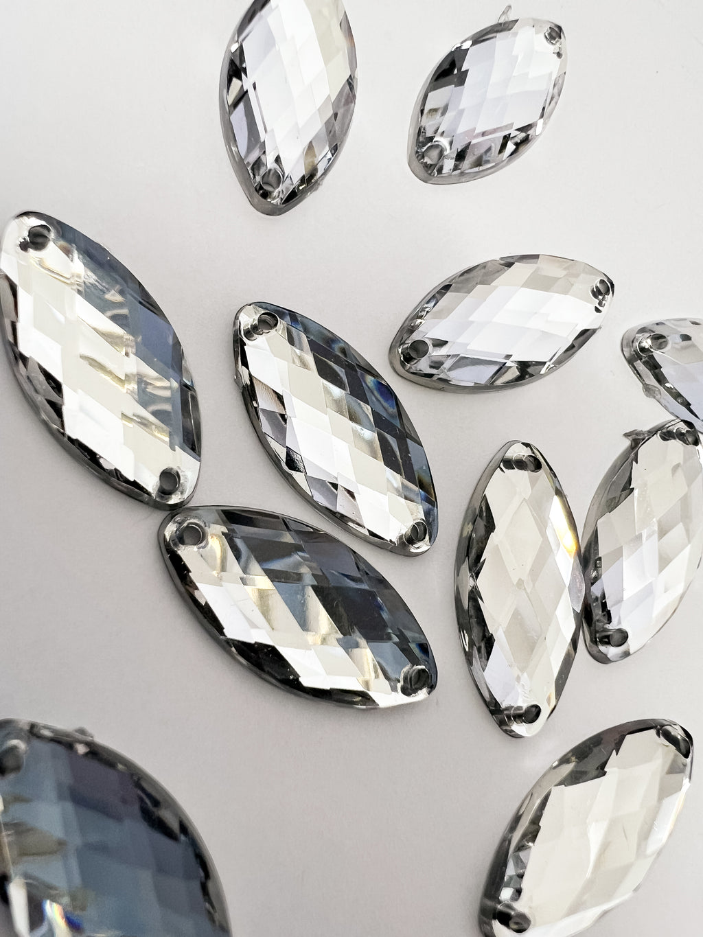 Clear Acrylic Navette