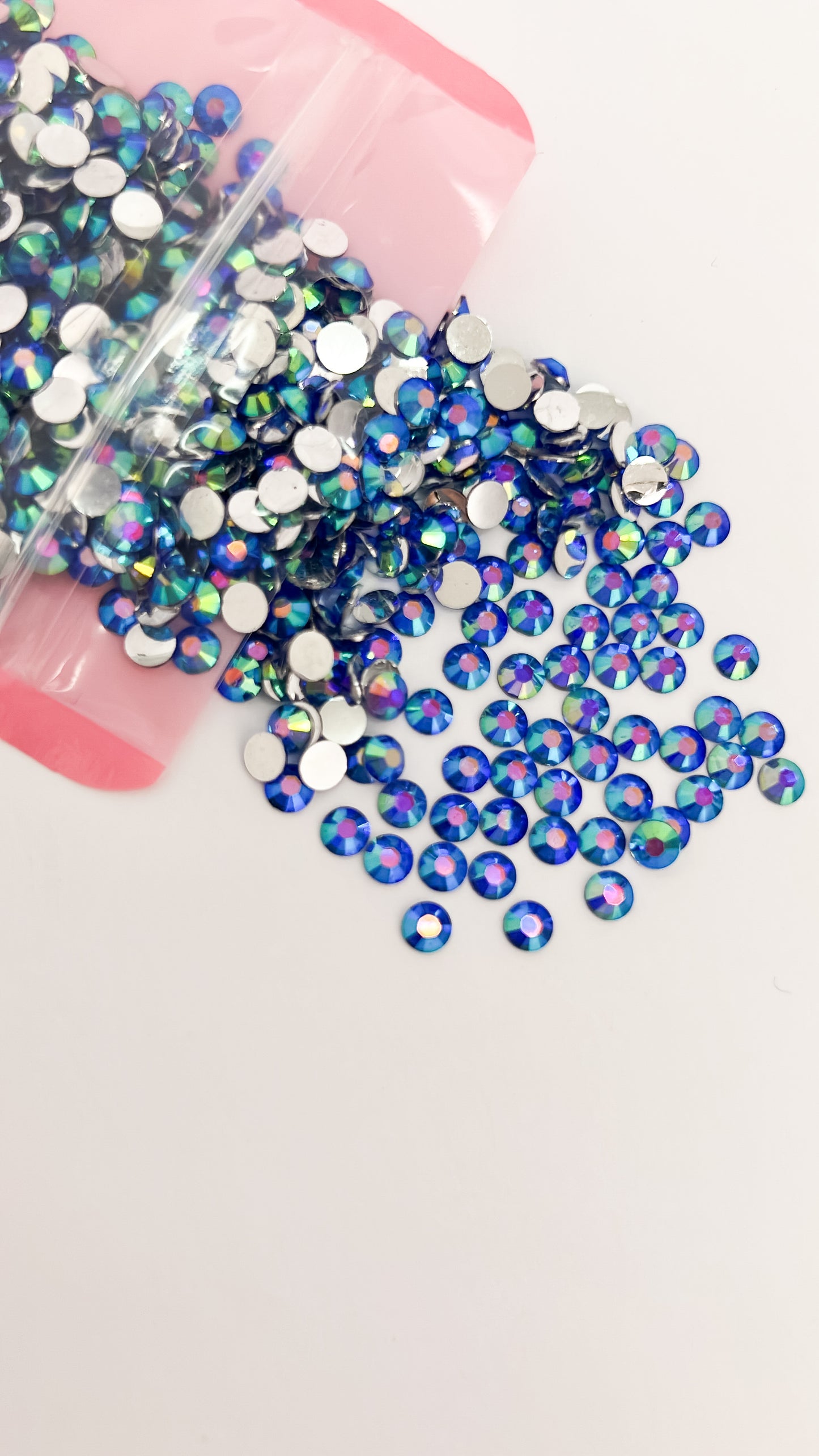 Blue AB Resin Rhinestones