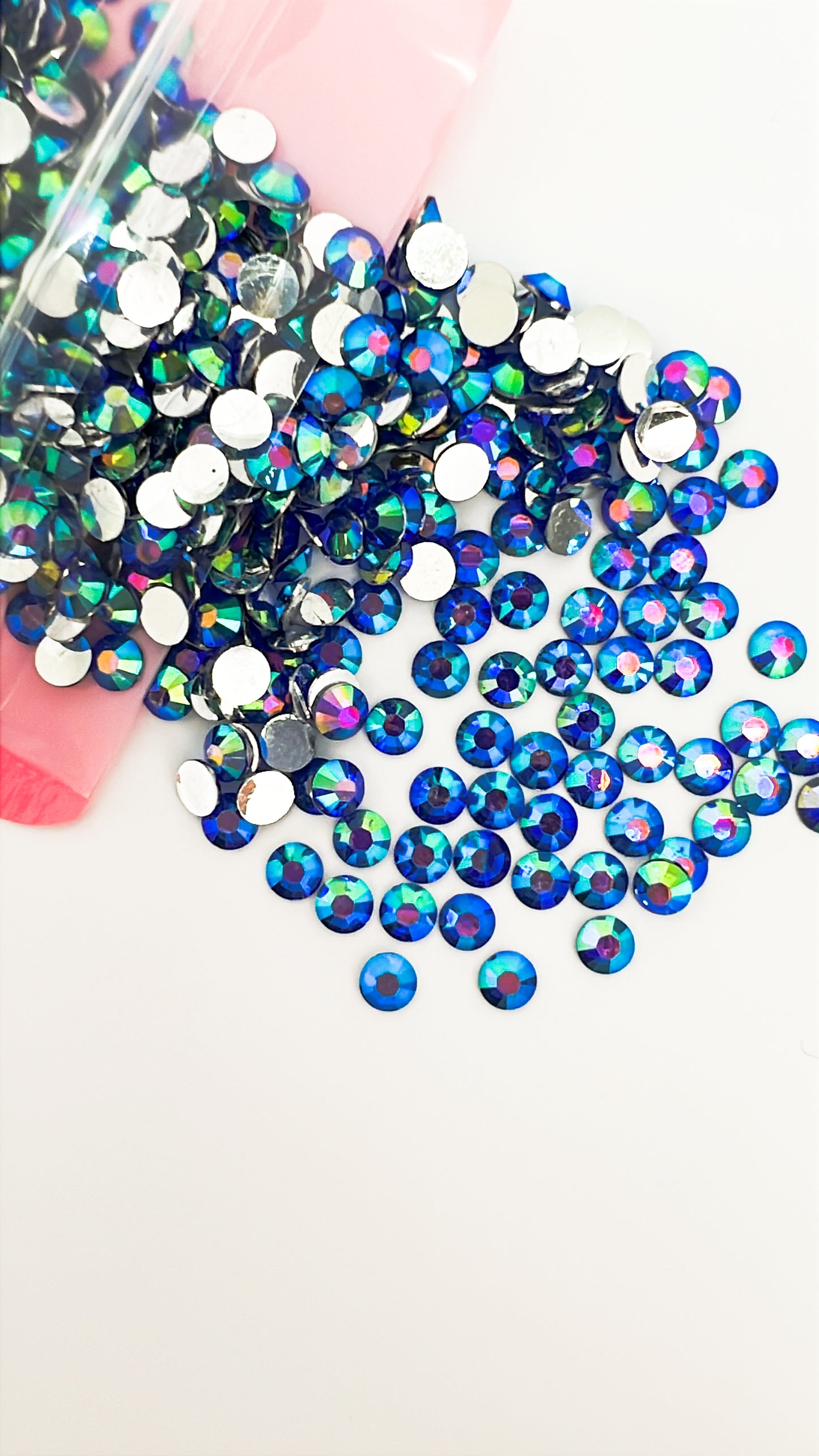 Blue AB Resin Rhinestones