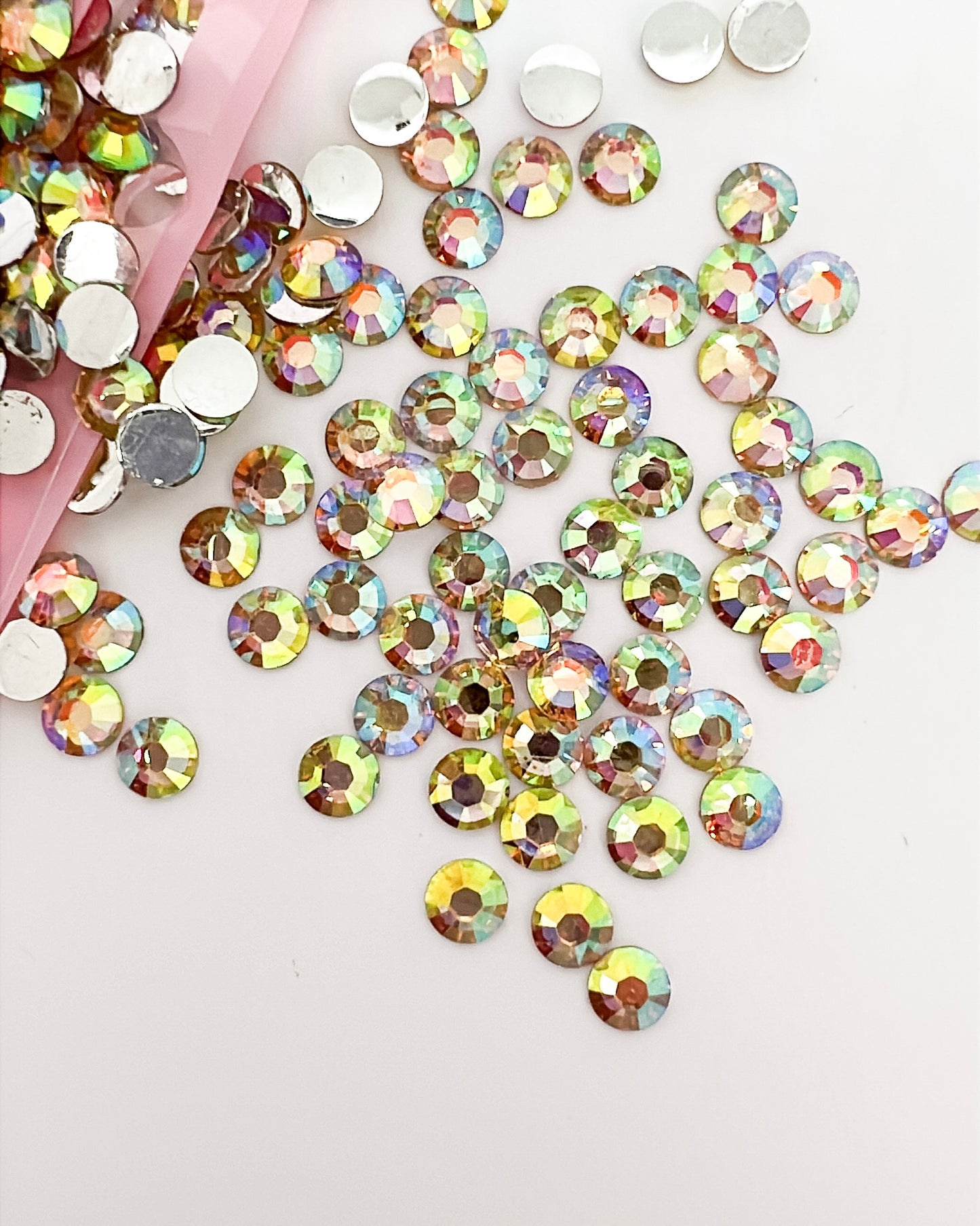 Champagne AB Resin Rhinestones