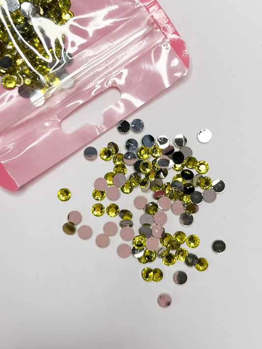 Yellow Resin Rhinestones