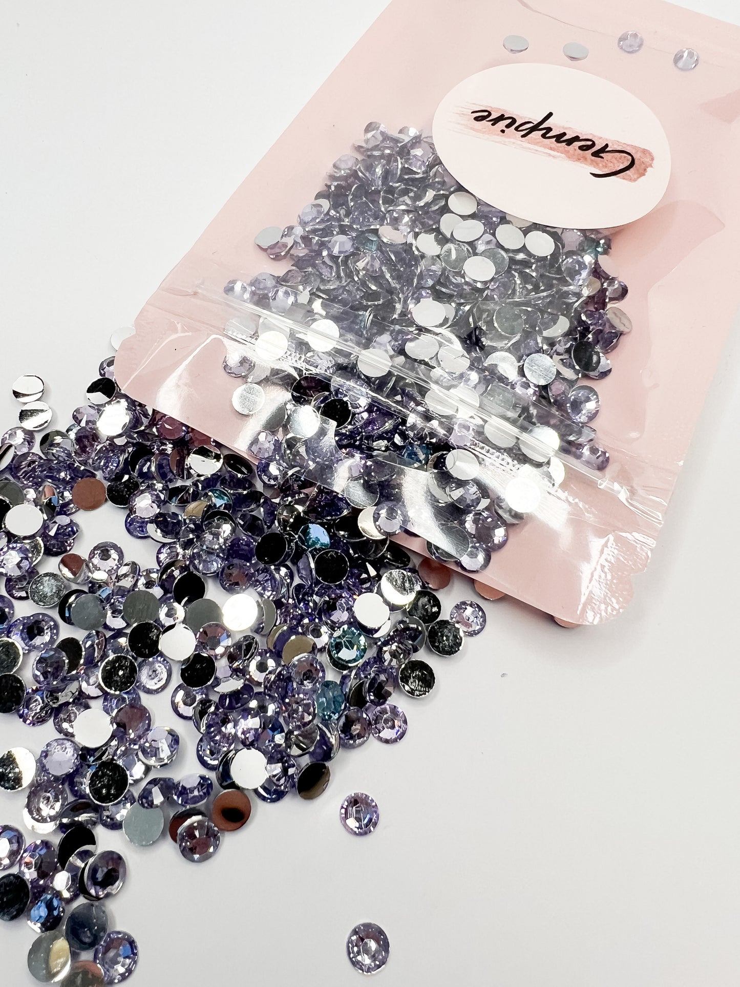 Light Purple Resin Rhinestones