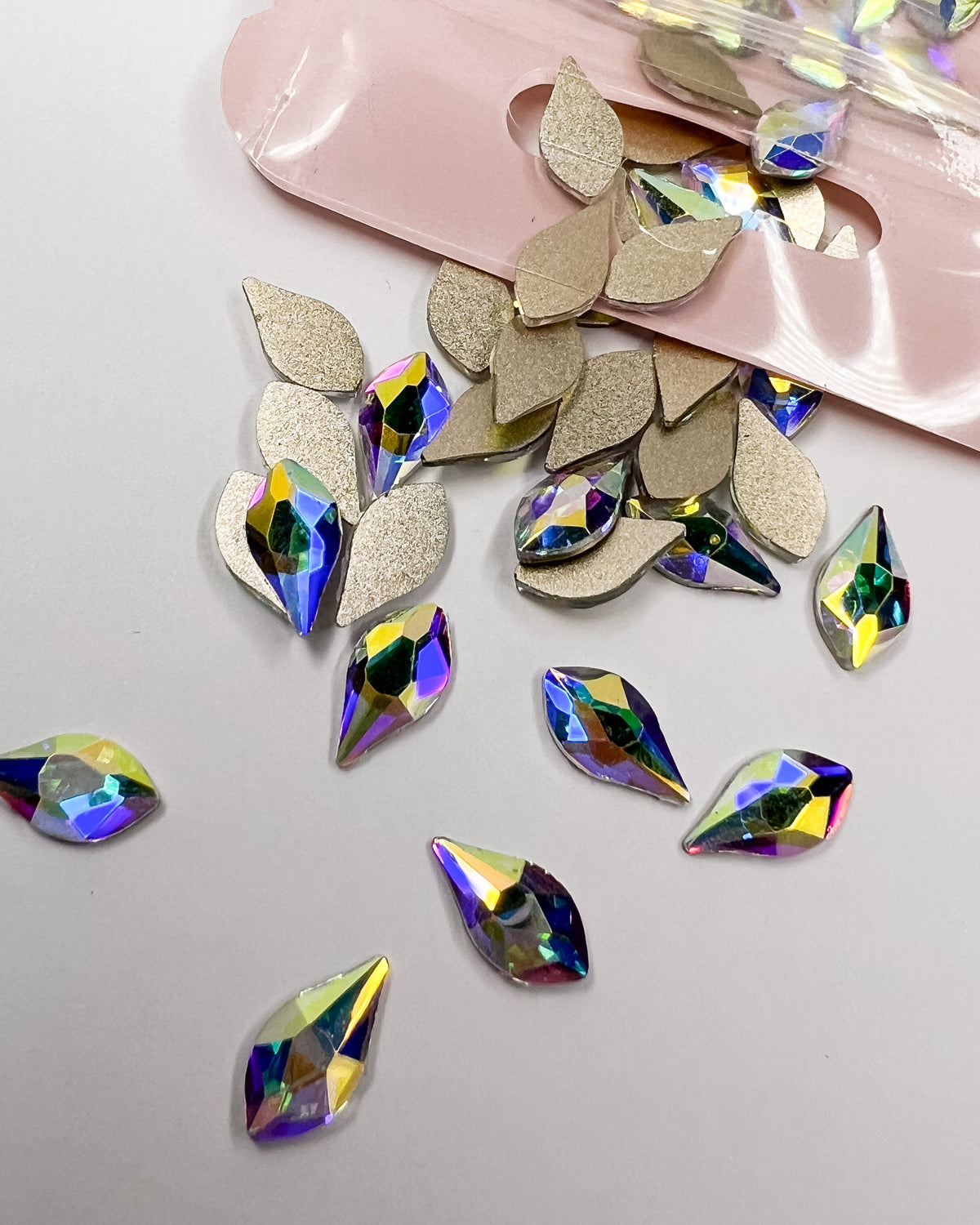 Crystal AB Petal Drop Miniature