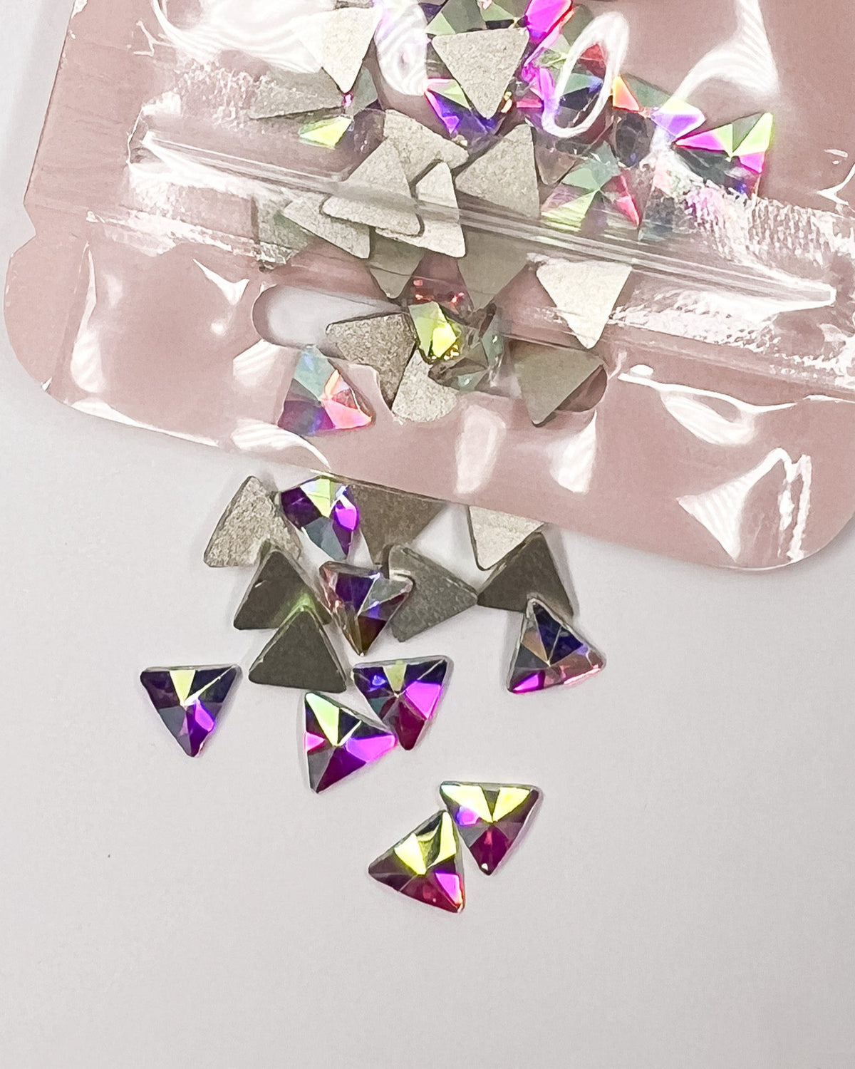 Crystal AB Triangle Miniature
