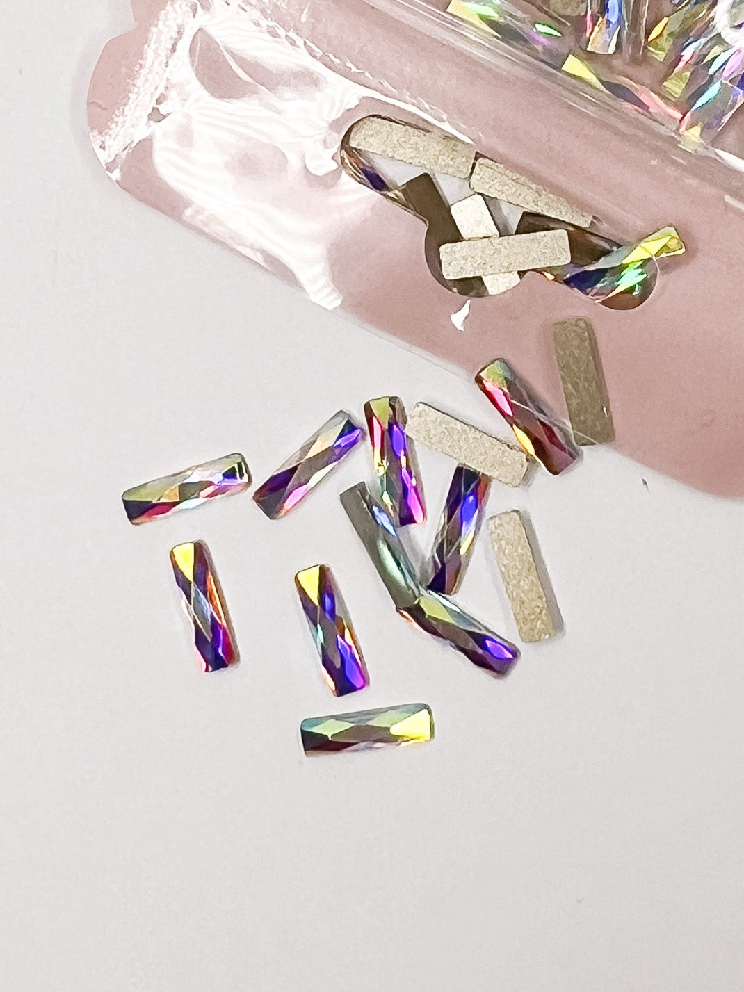 Crystal AB Baguette Miniature