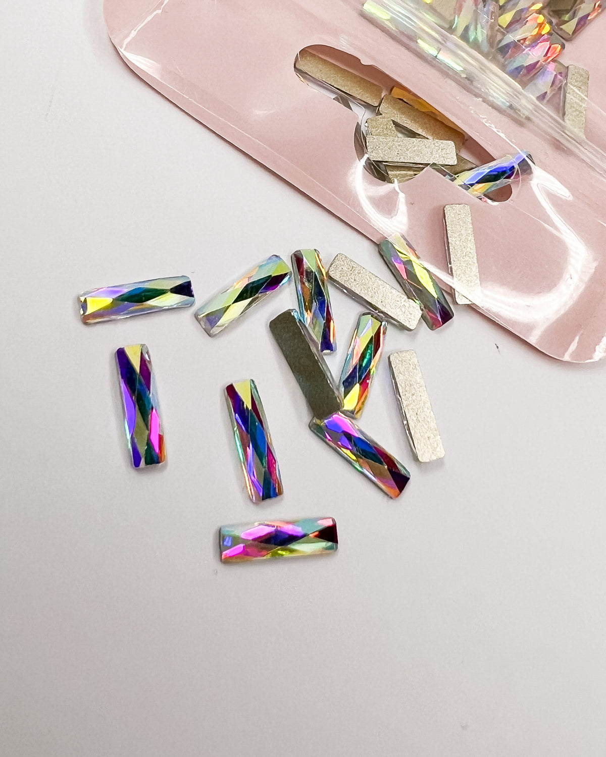 Crystal AB Baguette Miniature