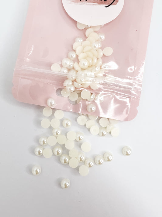Natural Flatback Pearls