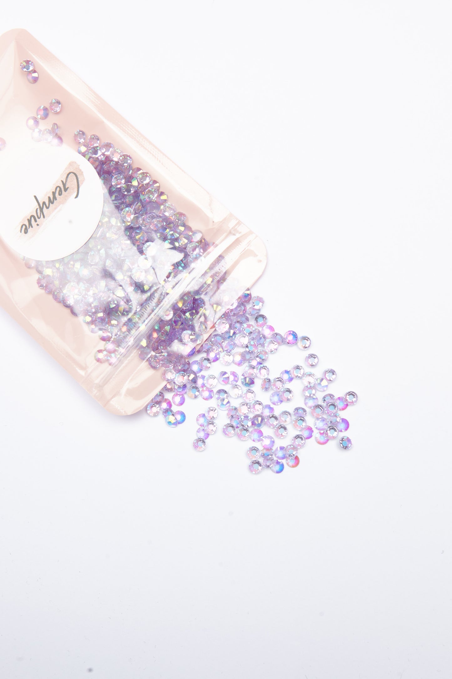 Light Purple AB Transparent Resin Rhinestones