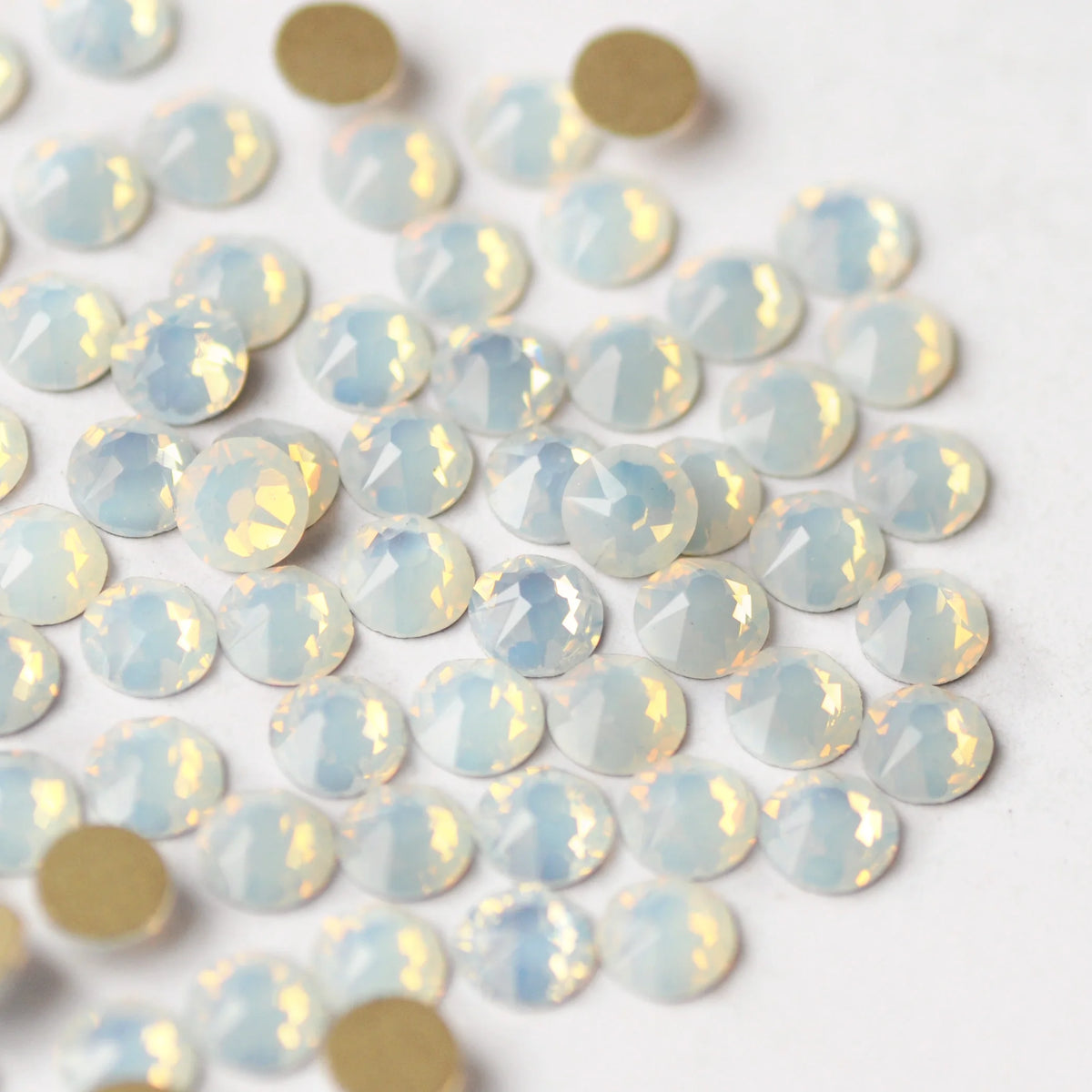 Opal White Crystal Rhinestones