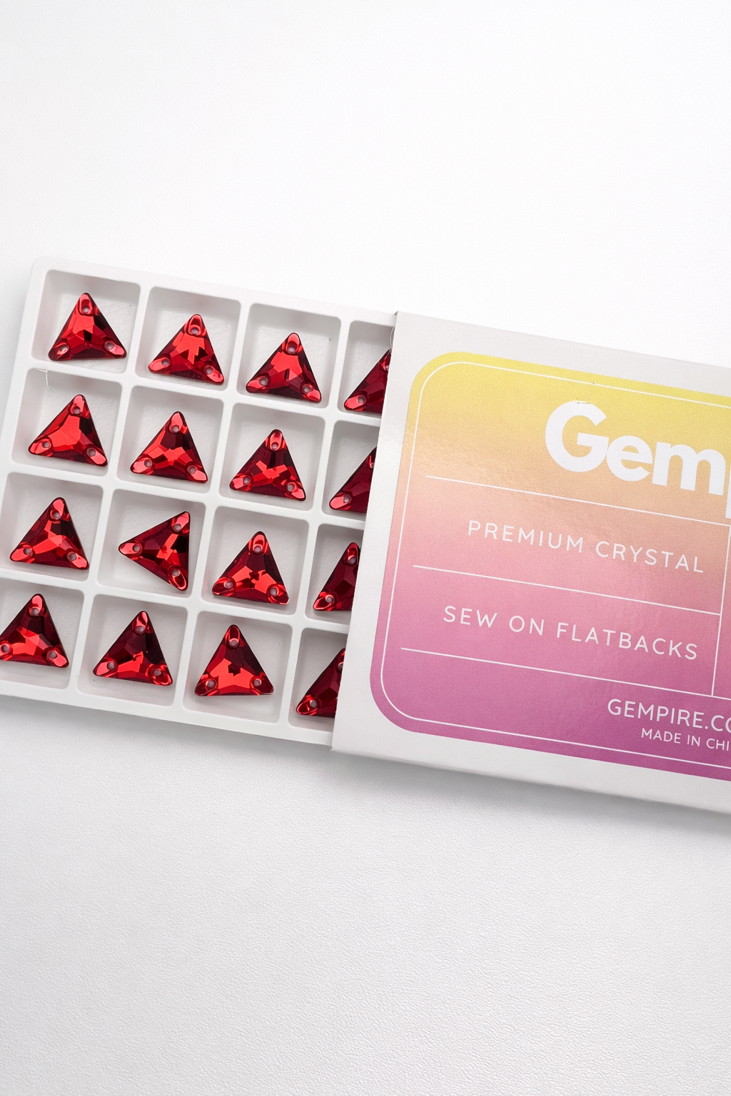 Ruby Crystal Triangle