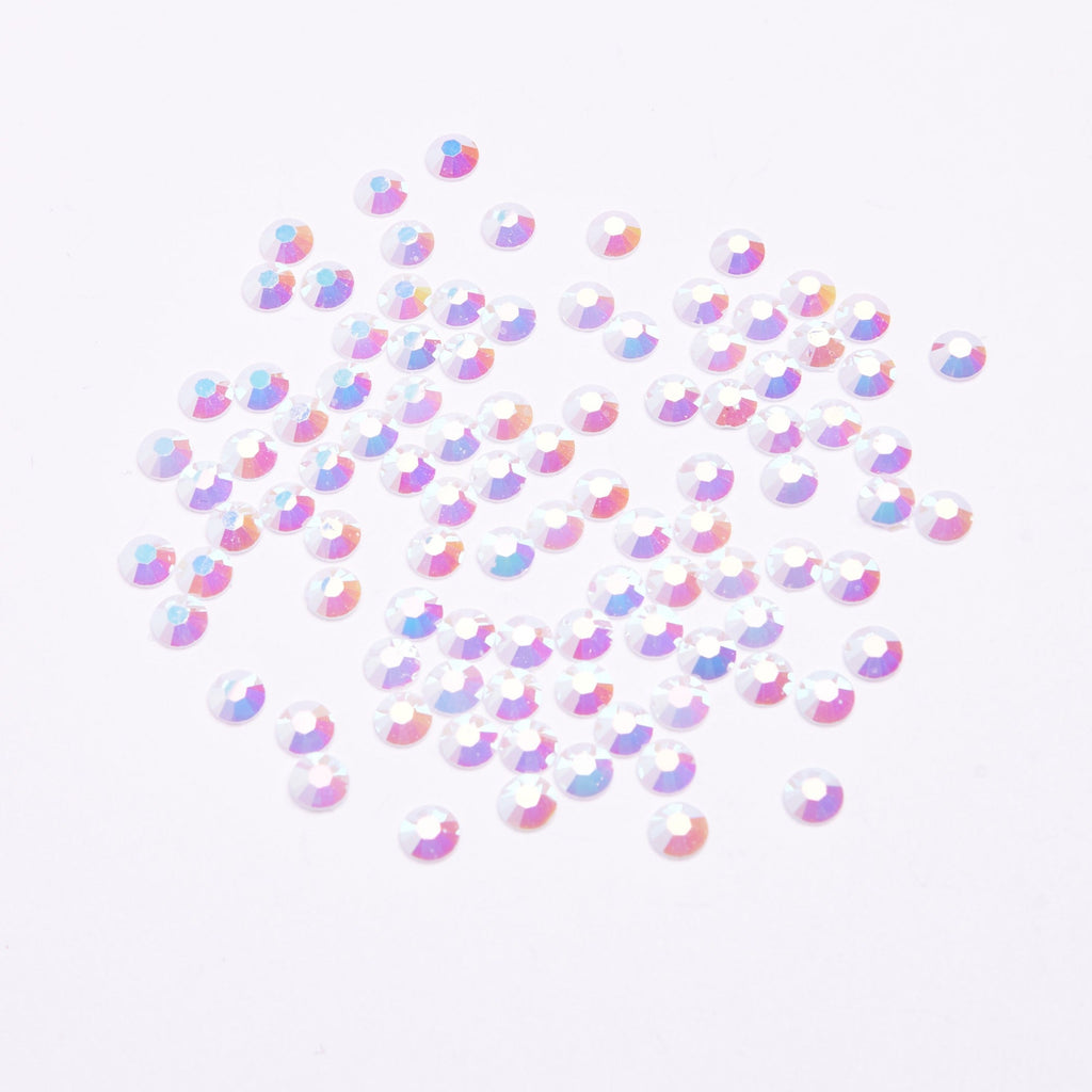 White AB Resin Rhinestones