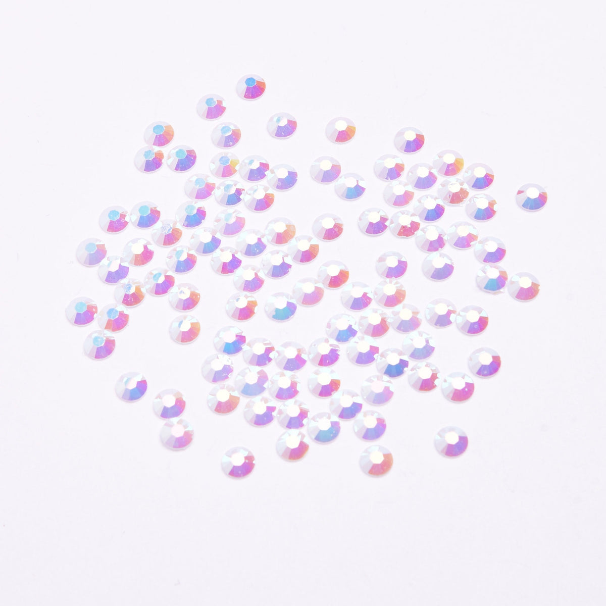 White AB Resin Rhinestones