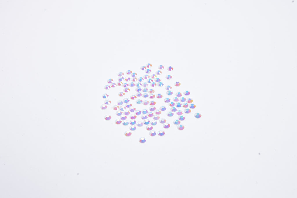 White AB Resin Rhinestones