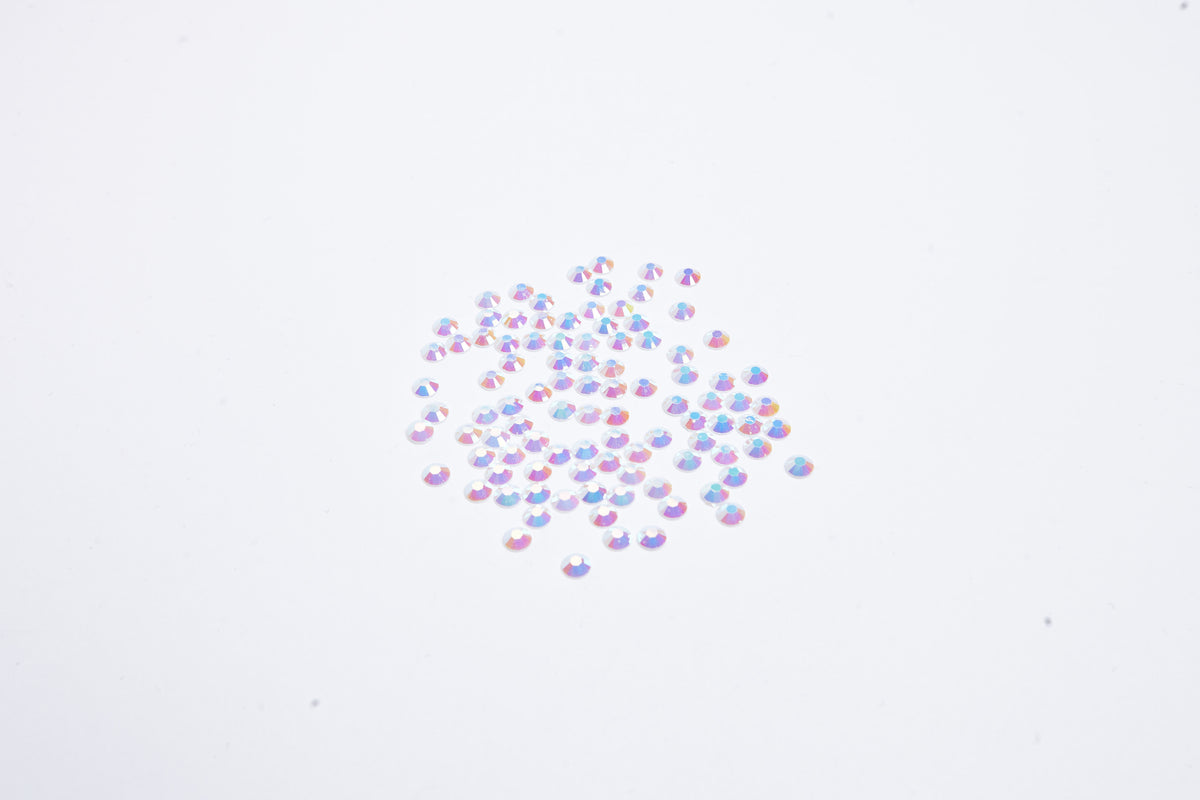 White AB Resin Rhinestones