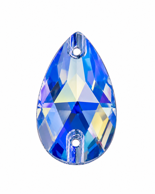 Azure Flicker Crystal Teardrop
