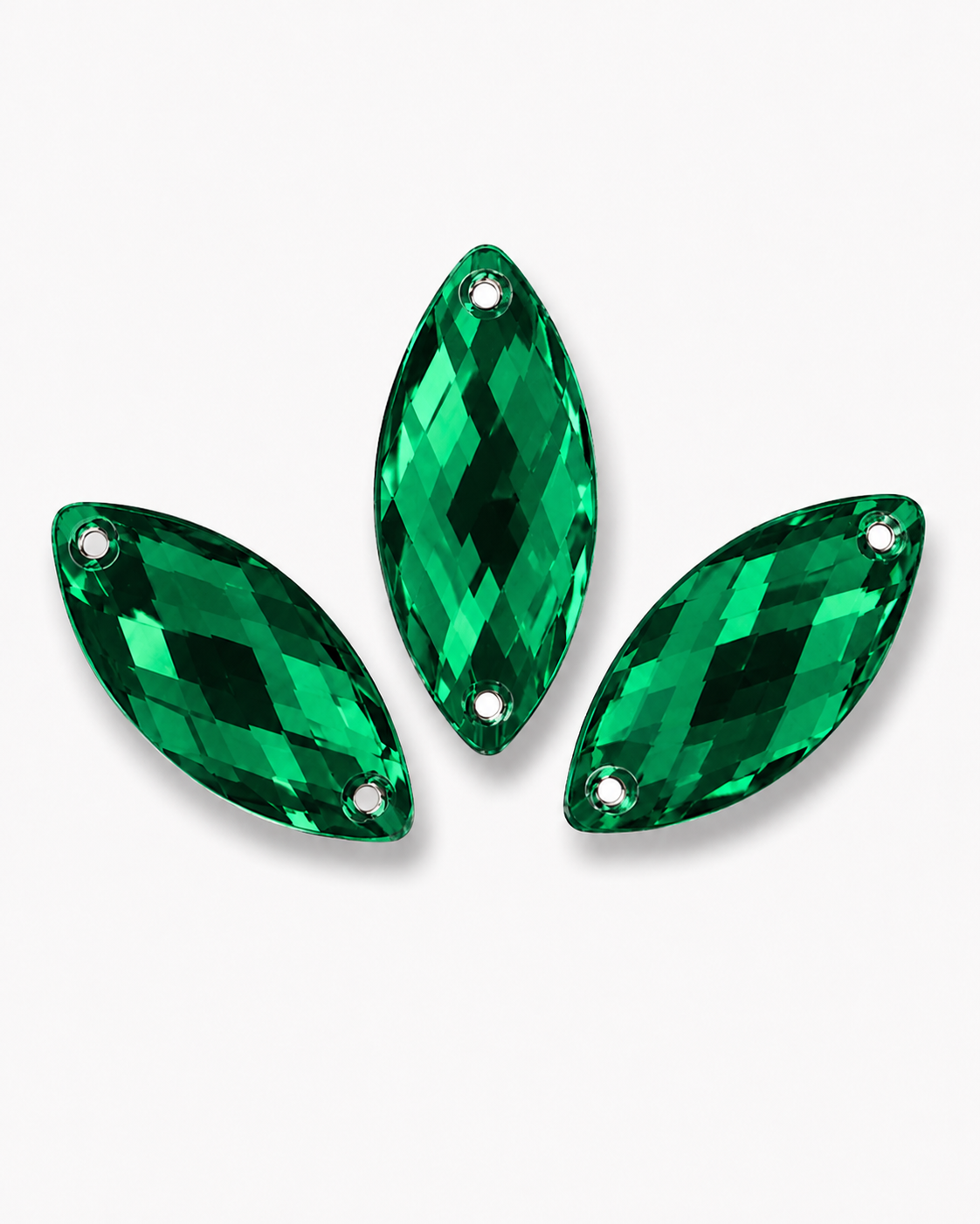 Evergreen Acrylic Navette