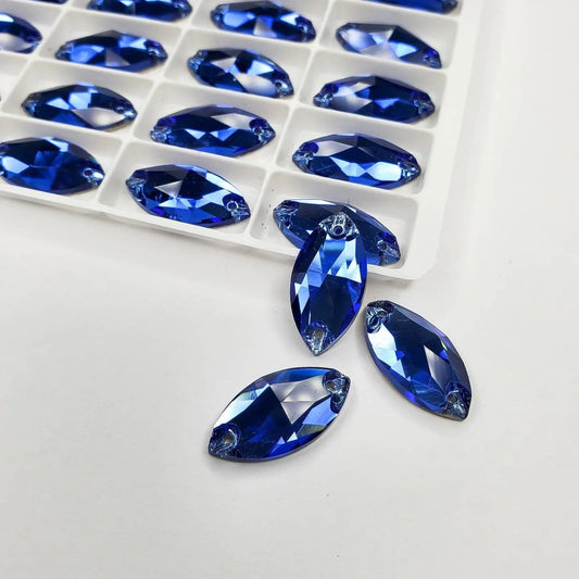 Sapphire Crystal Navette