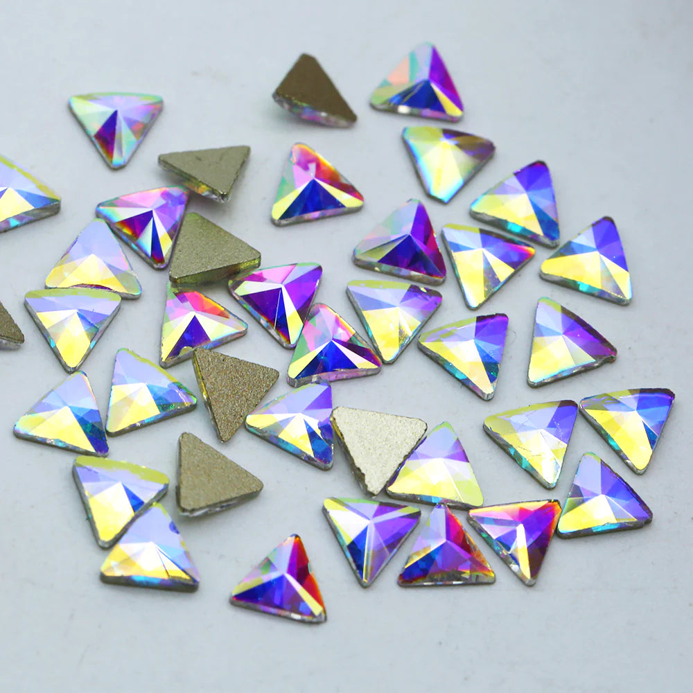 Crystal AB Triangle Miniature