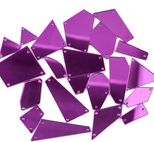 Electric Purple Mirror Shards