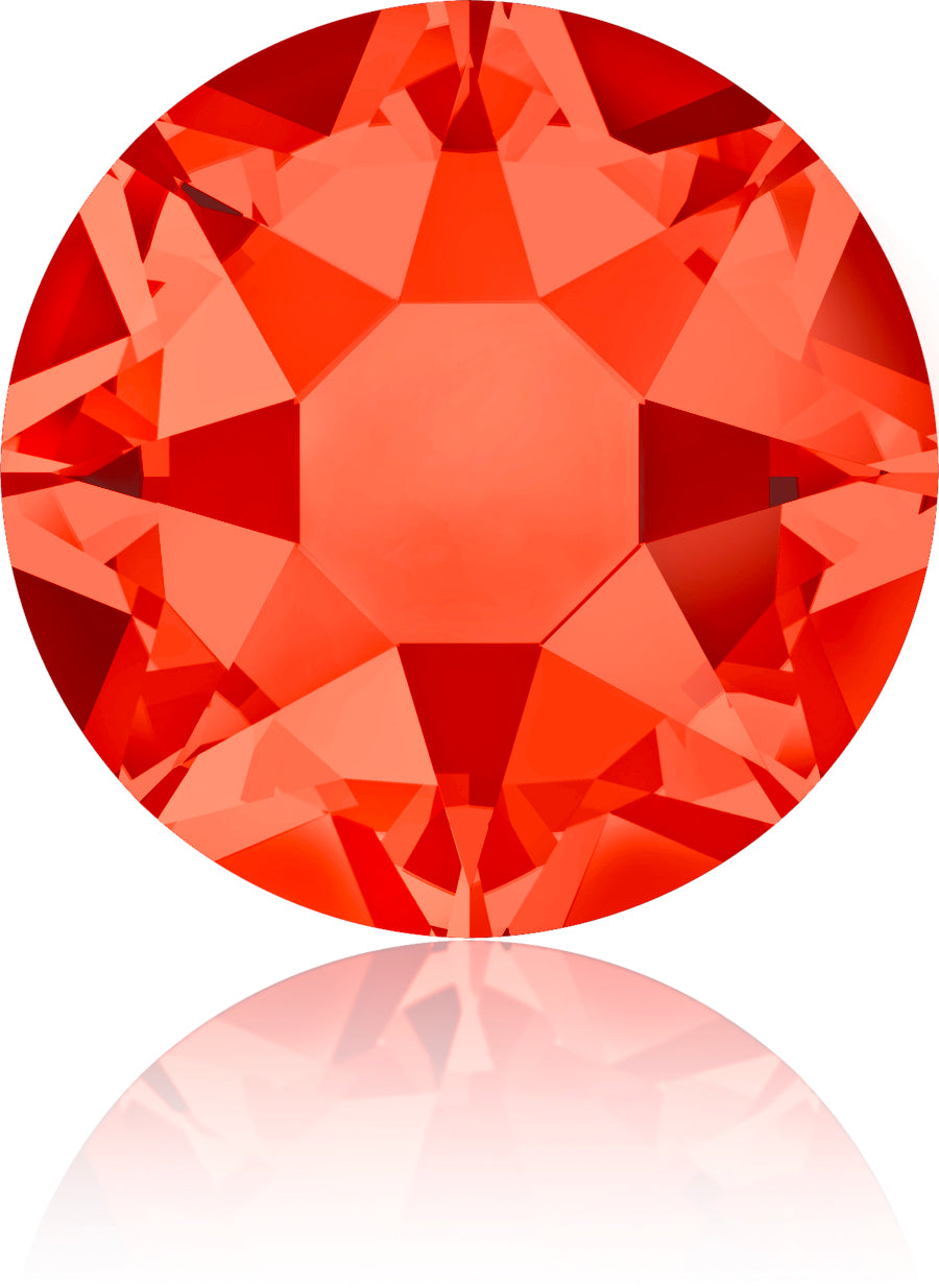 Hyacinth Orange Crystal Rhinestones