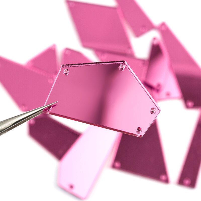 Hot Pink Mirror Shards