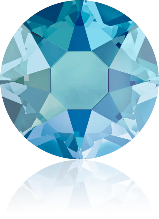Light Blue Flicker Crystal Rhinestones