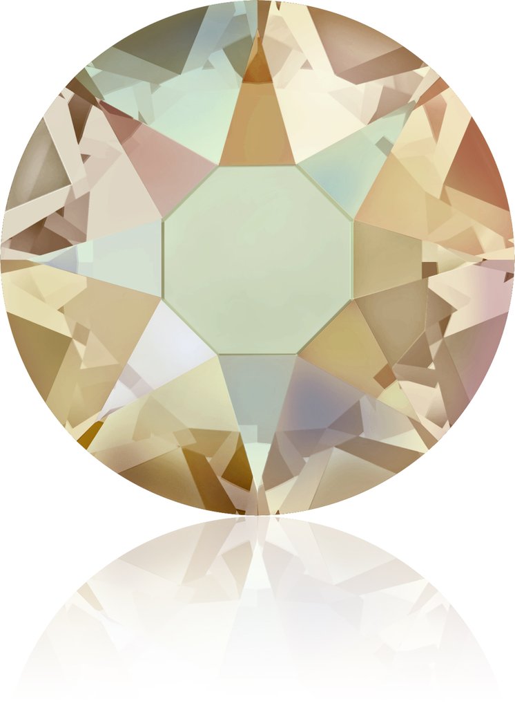 Topaz Flicker Crystal Rhinestones