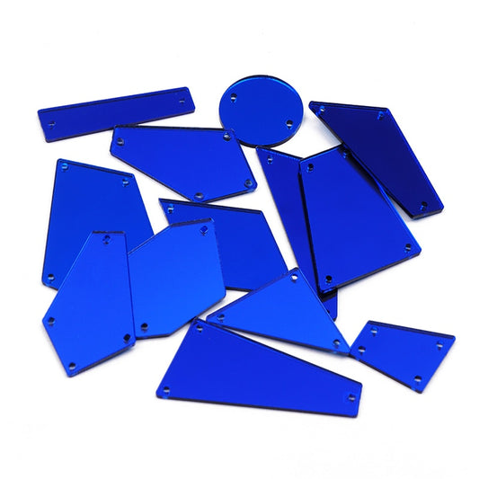 Electric Blue Mirror Shards