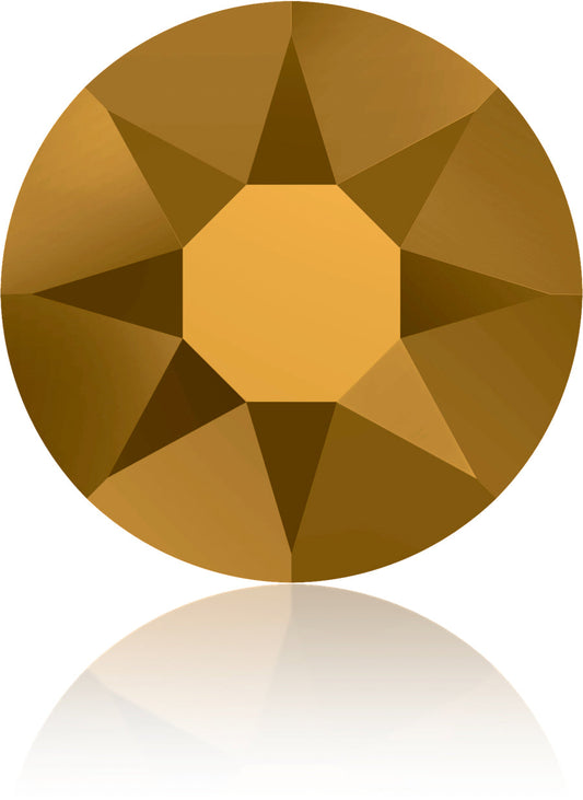 Metallic Gold Crystal Rhinestones