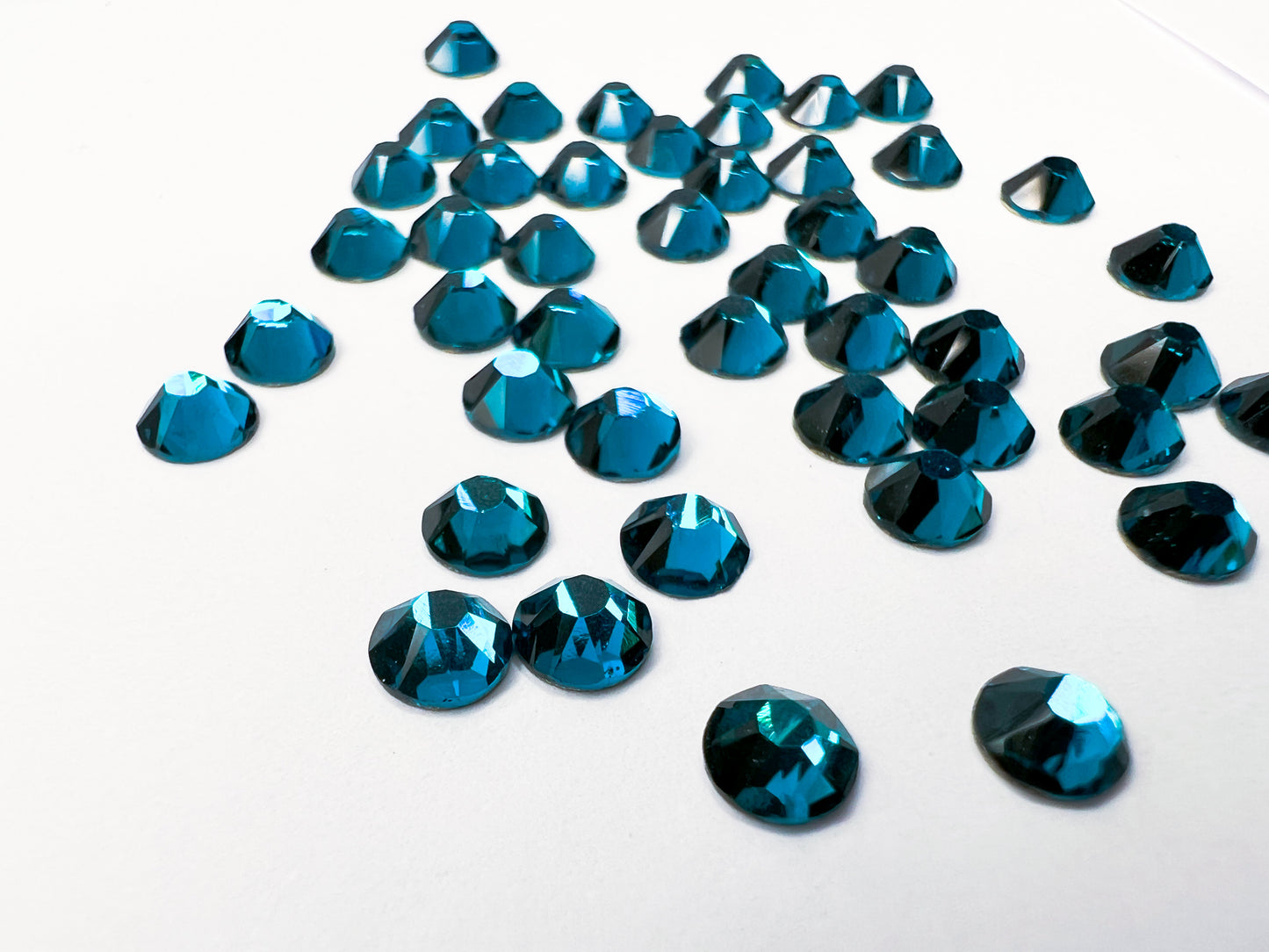 Ocean Blue Crystal Rhinestones