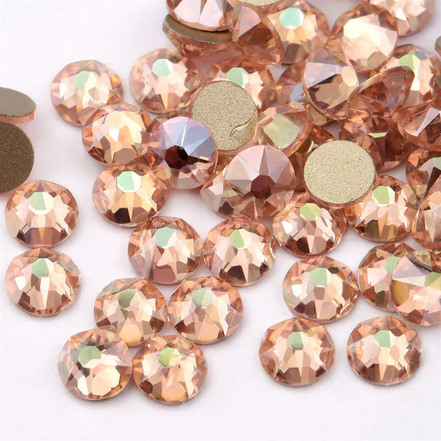 Topaz Flicker Crystal Rhinestones